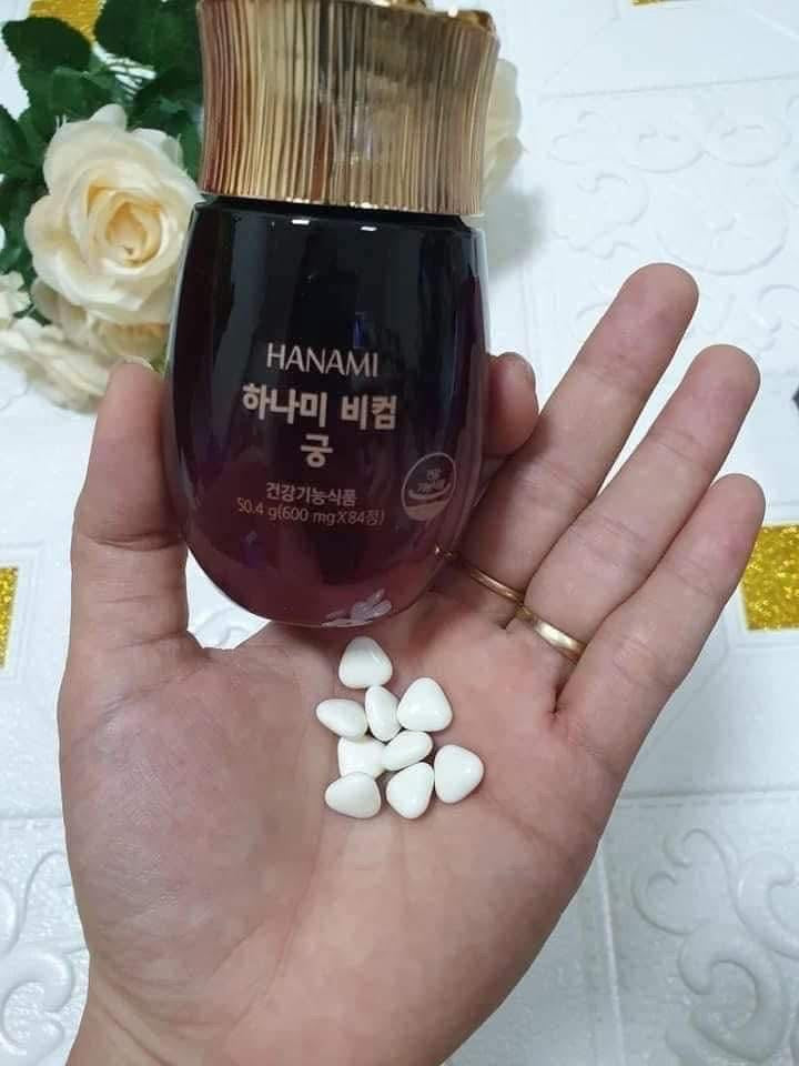 Viên Uống Đẹp Da Nội Tiết  Tố Hamani Hộp 84v