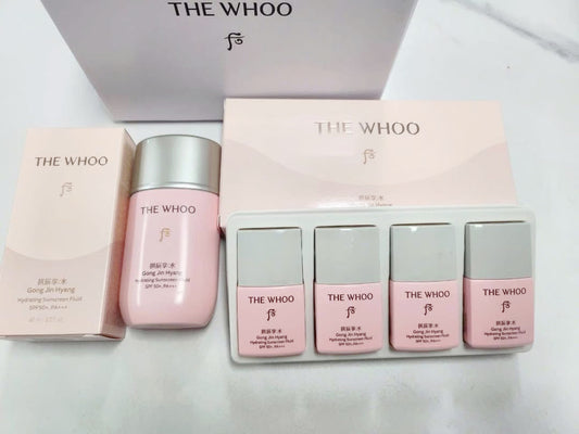 Sét kem chống nắng Whoo hồng Vital Sun Fluid SPF50+/PA+++ 5pcs