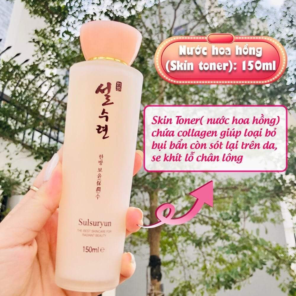 Set dưỡng da colagen cao cấp Sulsuryun Hydra-Aid Moisturizing Lifting Skin ( 2 Set $80 )