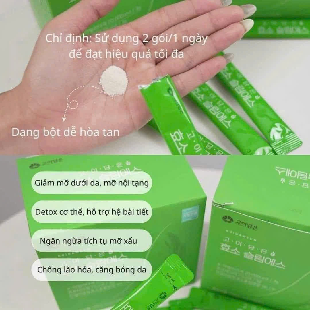 Detox giảm cân an toàn với Enzyme GOIDAMEUN Hàn Quốc 60 Gói