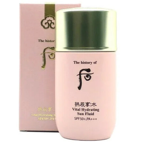 📣📣Kem sữa chống nắng Whoo hồng - VITAL HYDRATING SUN FLUID 60ML