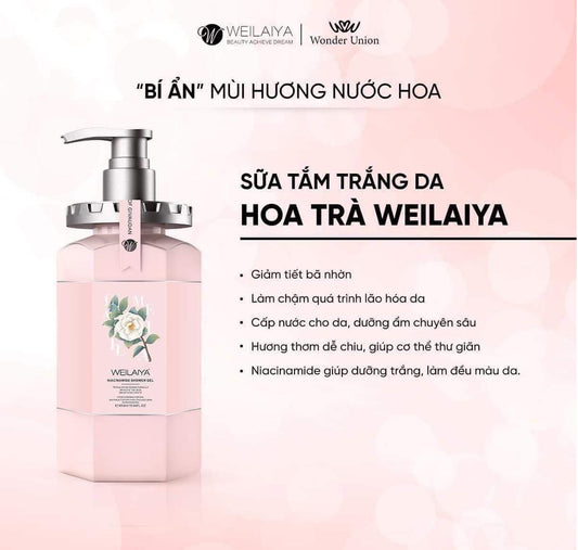 Weilaiya Camellia Shower Gel ( Sữa Tắm Hoa Trà )