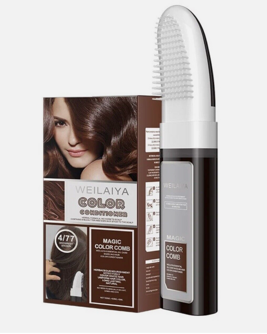 Weilaiya Hair Dye Color Shampoo Dark Brown (Dầu Gội Phủ Bạc Nâu Đậm)