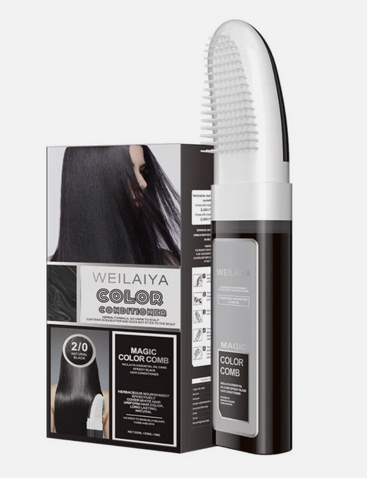 Weilaiya Color Hair Dye Black (Dầu Gội Phủ Bạc Đen)