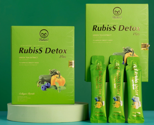 Rubiss Detox Plus ( Green ) Free Collagen