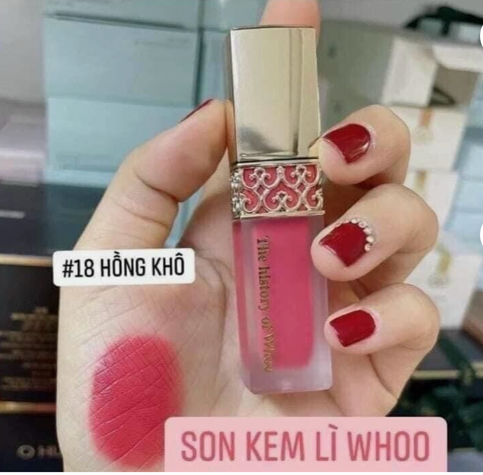 The History Of Whoo Gong Jinhyang MI Velvet Liquid Lip Rouge (Mini no box 2.1g) #18