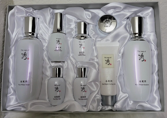 The Saga Of Xiu Pure White Special Set Of 8 Items (Set Duöng Tráng Tri Nám)