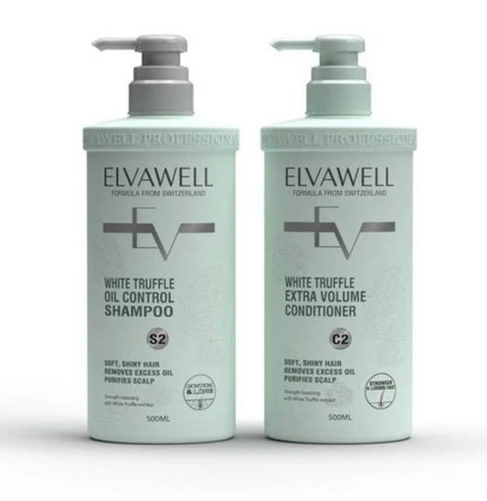 Dầu gội xả giảm rụng tóc sạch dầu bết Elvawell