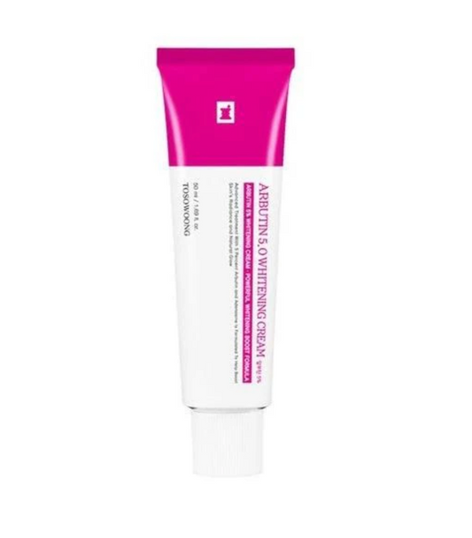 Kem Dưỡng Arbutin 5.0 Tosowoong 50ml Hàn Quốc Hỗ Trợ Dưỡng Trắng Cấp Ẩm Làm Dịu Da