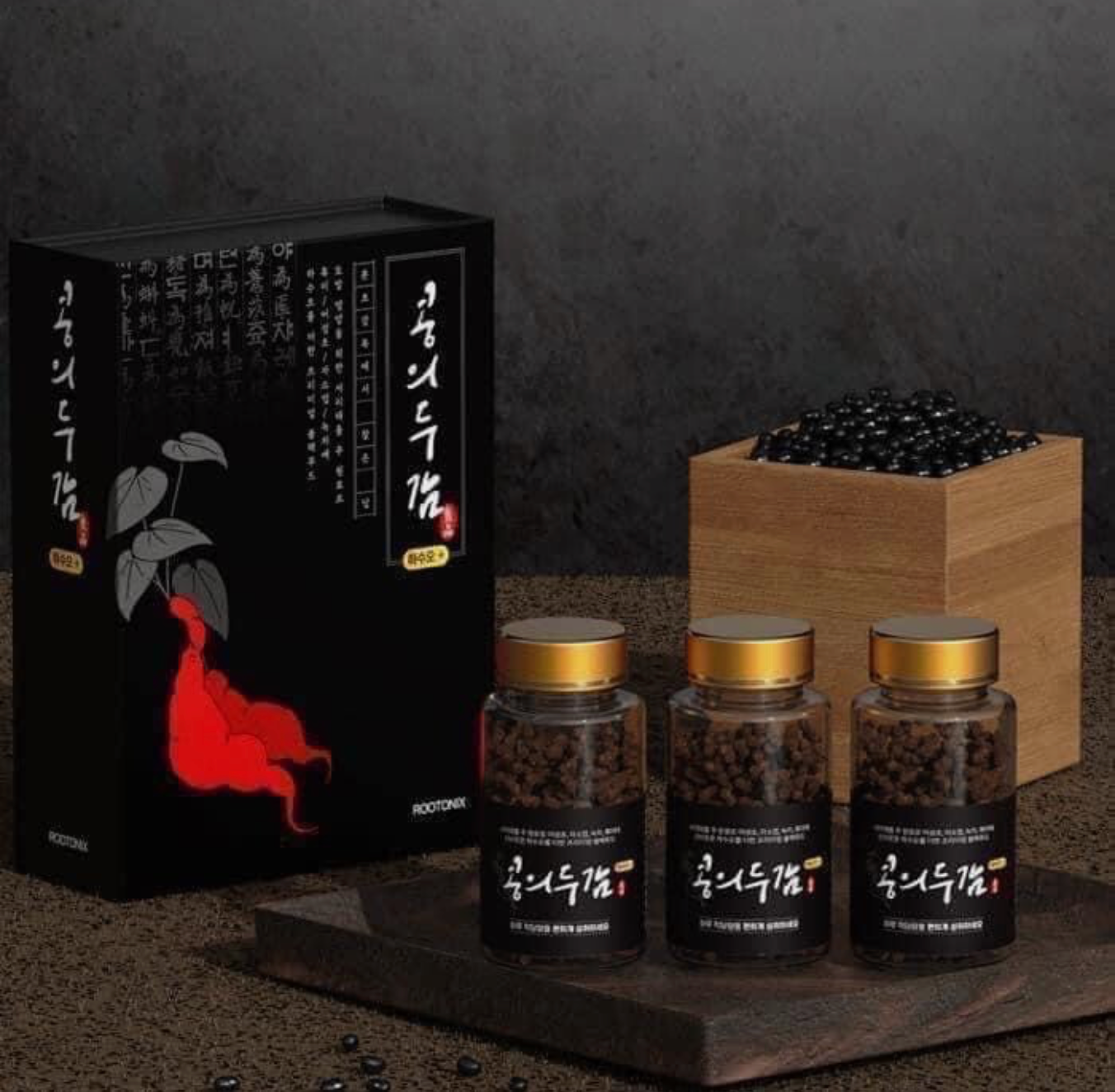 Viên Uống Hà Thủ Ô Hàn Quốc Set 3 Chai
