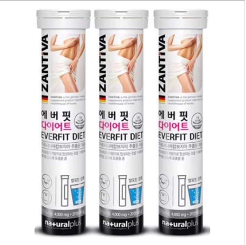 Viên sủi giảm cân Zantiva Everfit Diet 20 viên (Made in Germany)