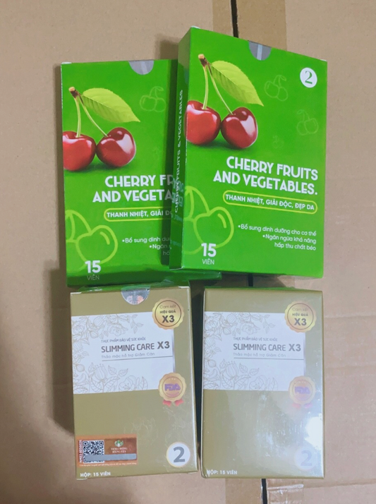Slimming Care x3 Type 2 for Hard Loosing Weight Free Detox