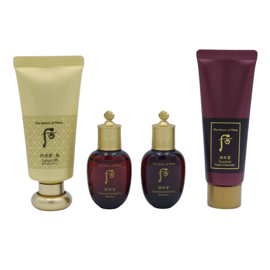 Set 𝐊em 𝐁𝐁 𝐖hoo 𝐕àng 𝐋𝐔𝐗𝐔𝐑𝐘 𝐁𝐁 𝐂𝐑𝐄𝐀𝐌 𝐒𝐏𝐅𝟐𝟎+ mini 4 món